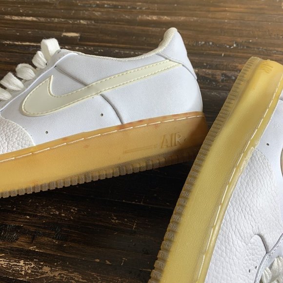 NIKE AIR FORCE 1 LOW WHITE AIR HUARACHE 2008 (354714 - 111) SIZE 12 - Picture 7 of 8